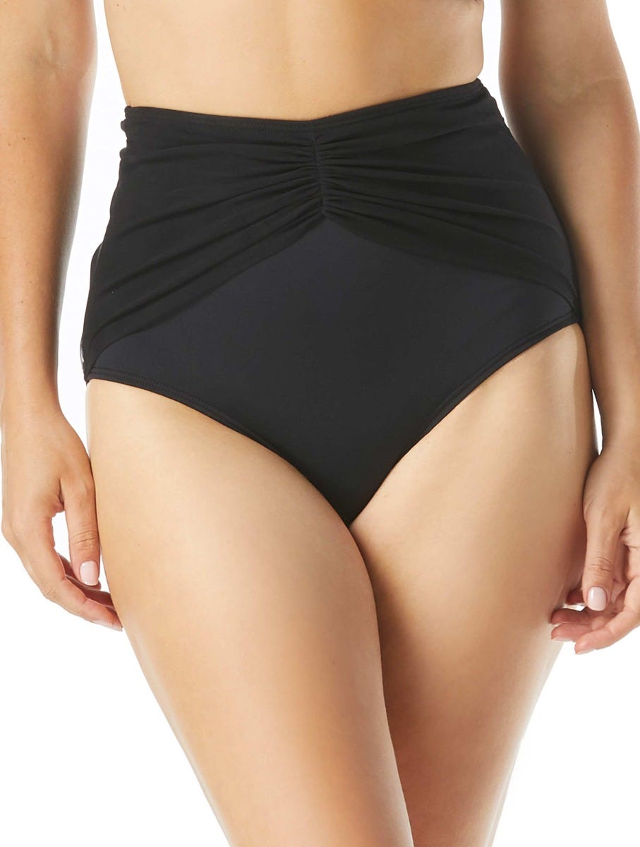 Flattering high waisted bikini bottoms deals